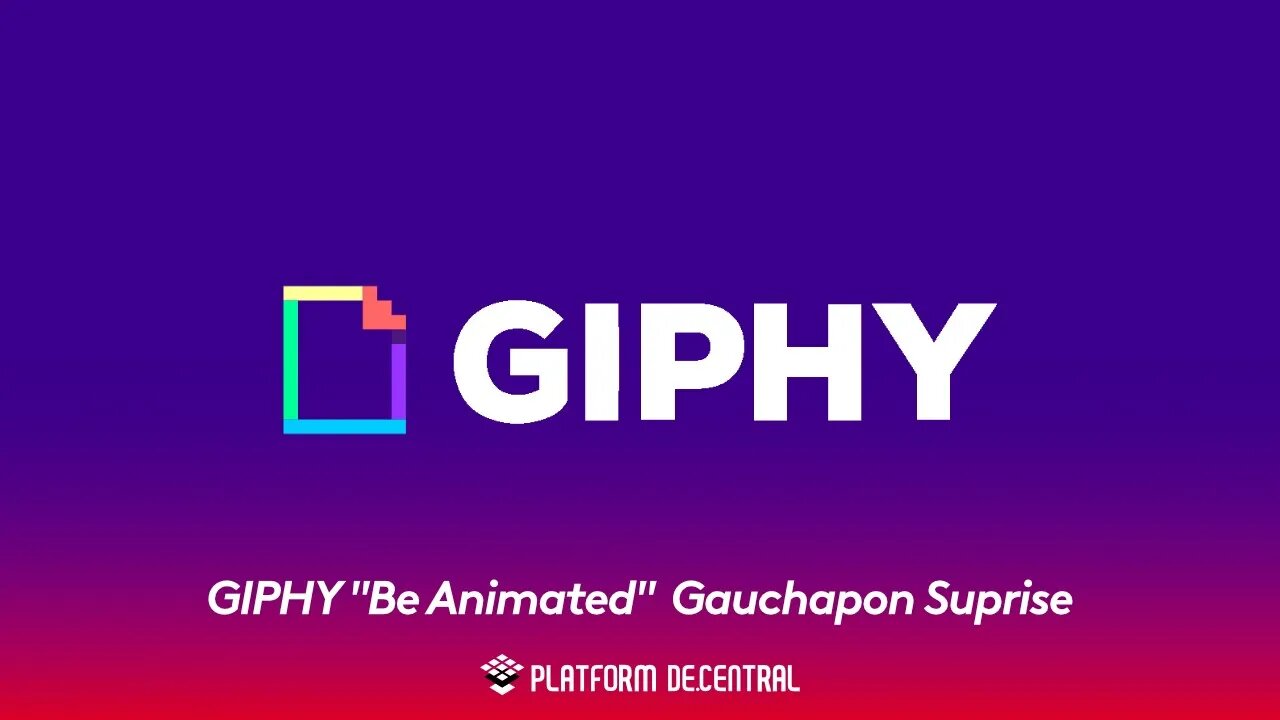 GIPHY "Be Animated" Gauchapon Suprise