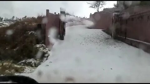 Heavy Snowfall in Shilong । Meghalaya