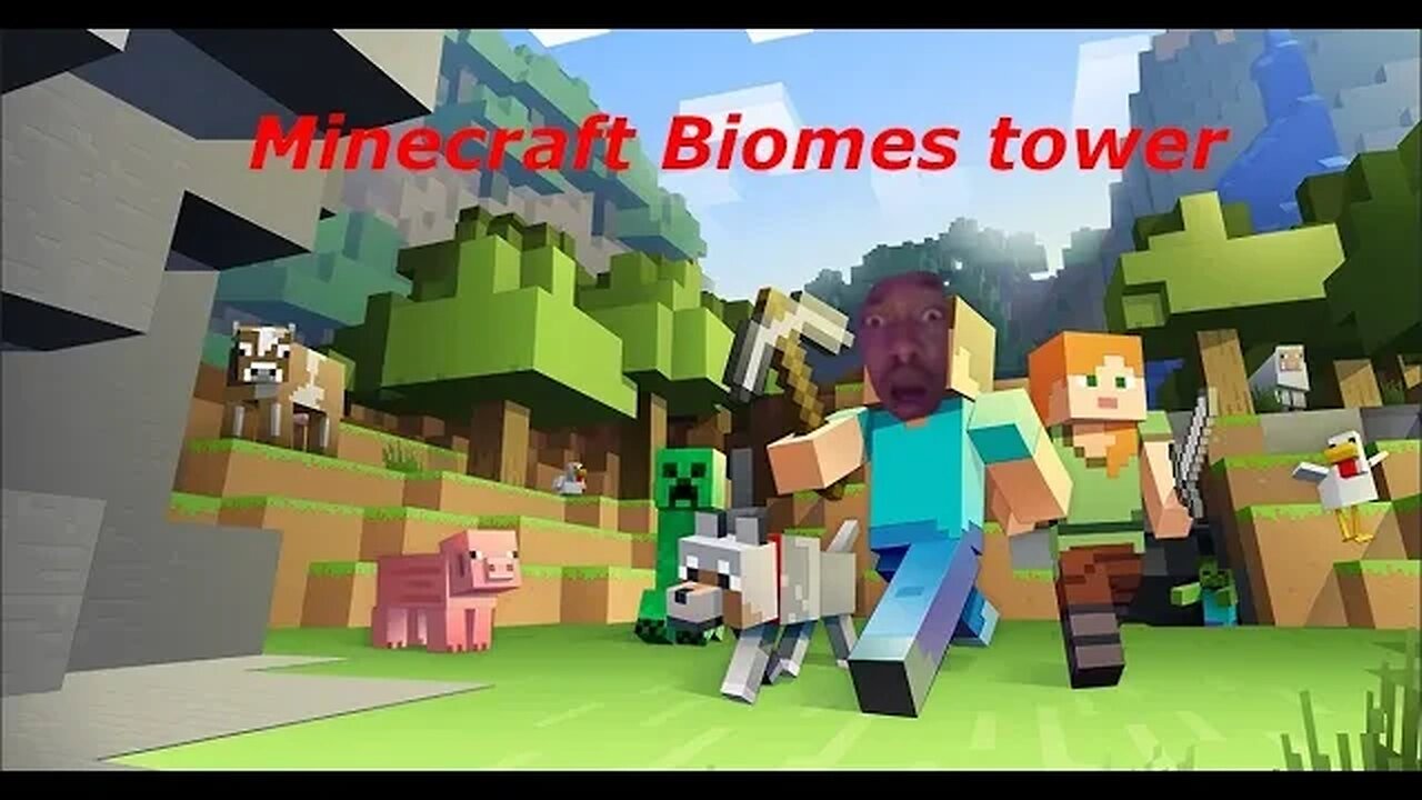 Minecraft Biomes Tower (Call of Duty Zombies) Broken Minecraft Zombies Map!