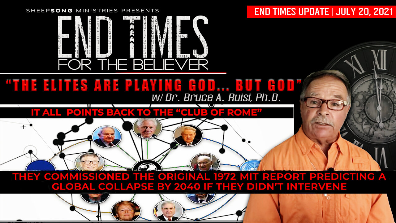 "THE ELITES ARE PLAYING GOD...BUT GOD: PART 1" (Everything Points Back to the CLUB OF ROME: Depopulation Tribulation plan)