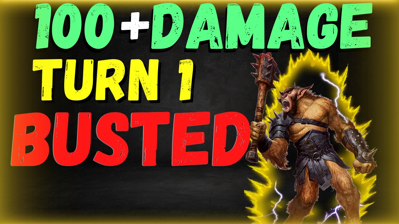 100 + Damage Turn 1 Busted Build Bugbear