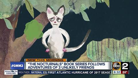 "The Nocturnals" book series follows adventures of three unlikely friends