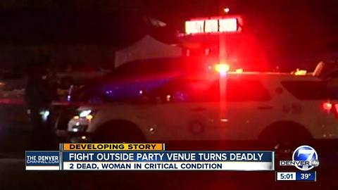 Two men killed, woman injured in east Denver parking lot shooting overnight