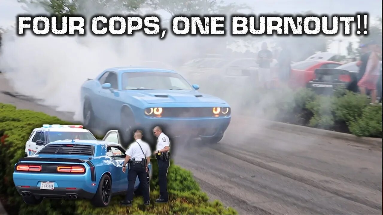 DOING BURNOUTS ON PRIVATE PROPERTY!!