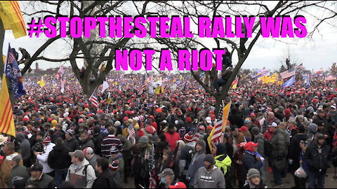 #StopTheSteal Rally was NOT a riot