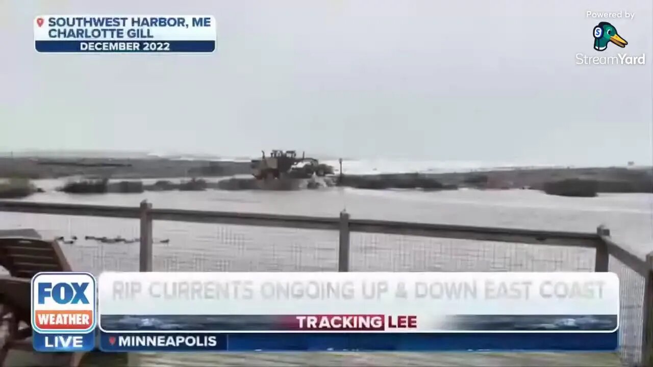 FOX Weather Live Stream: Hurricane Lee Threatens New England With Strong Winds, Dangerous Surf