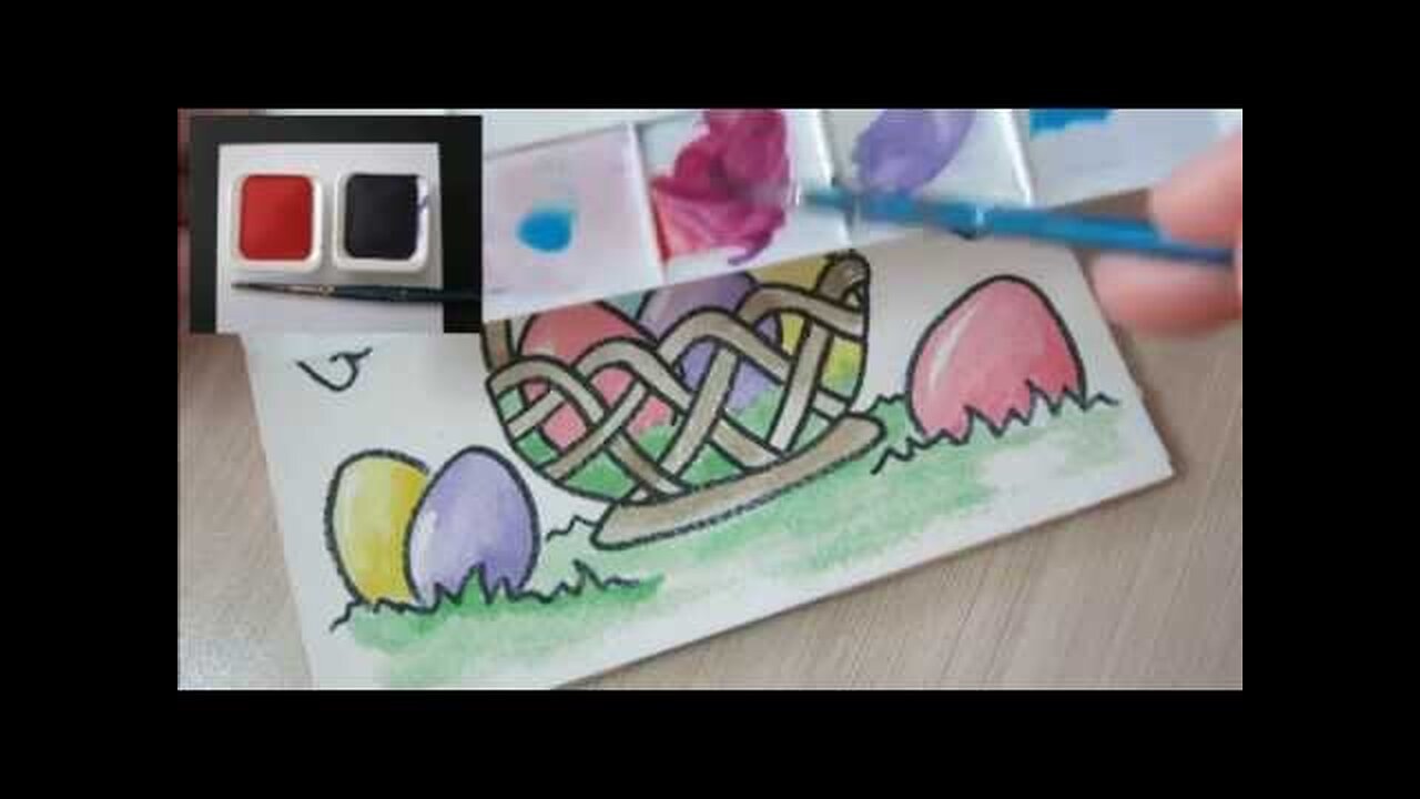 Easter Cards Ideas Write Easter Greetings -Paint Happy Easter - Cards to make