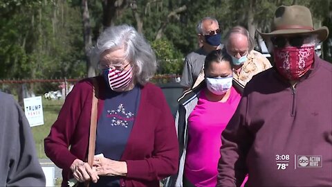 Long lines at some polling locations