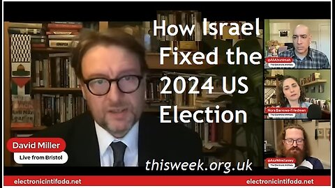 Israel Lobby Sabotaged Democrat Election Campaign With Kamala Harris So Zionist Trump Would Win