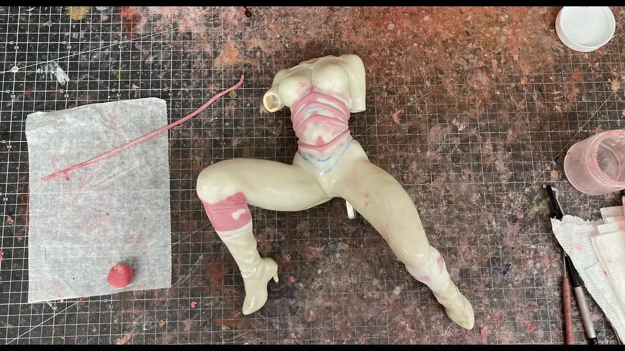 VinceVellCUSTOMS Live Stream - Short stream on Seven of Nine work