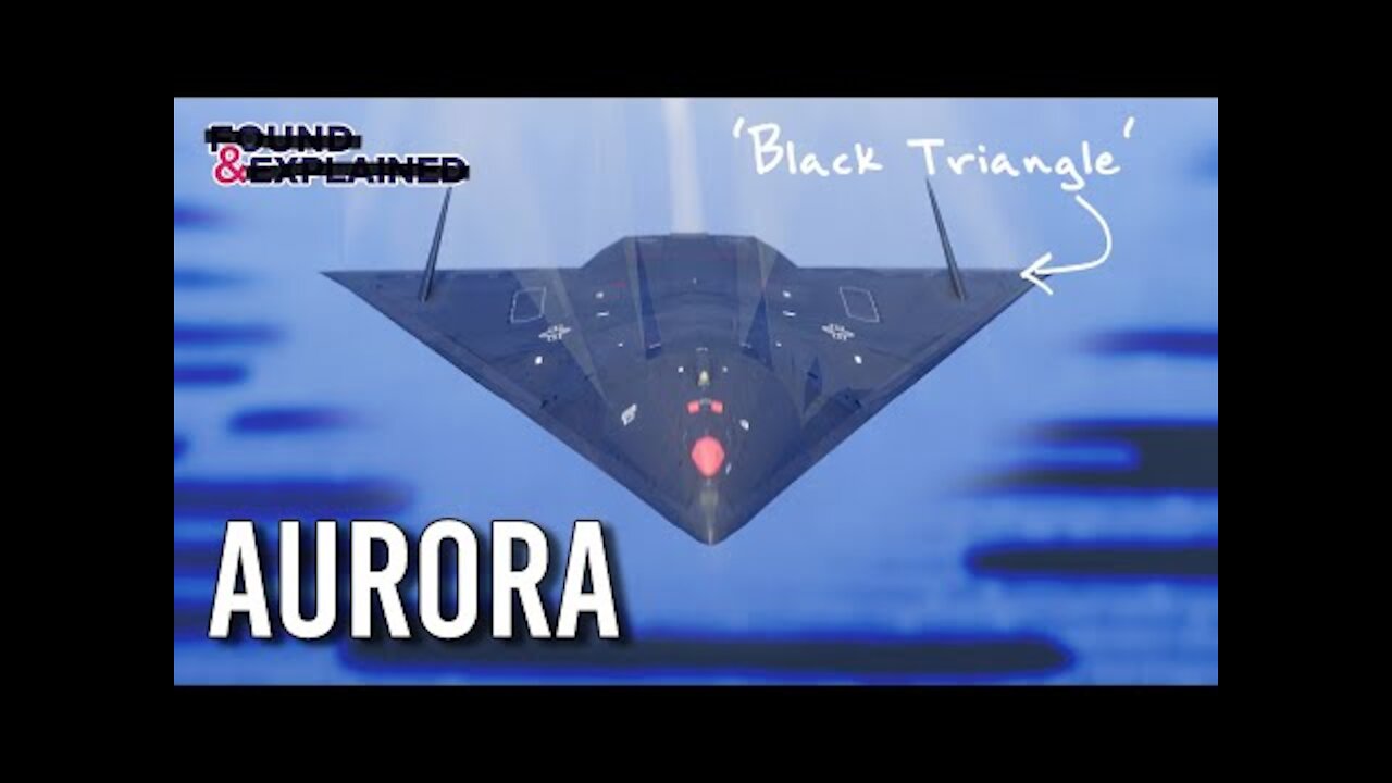 This plane doesnt exist Aurora Top Secret Spy Plane SR91