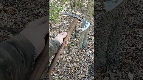 Forged RR spike tomahawk