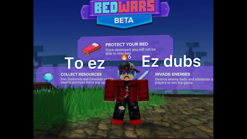 Let’s play some roblox bedwars BOYS