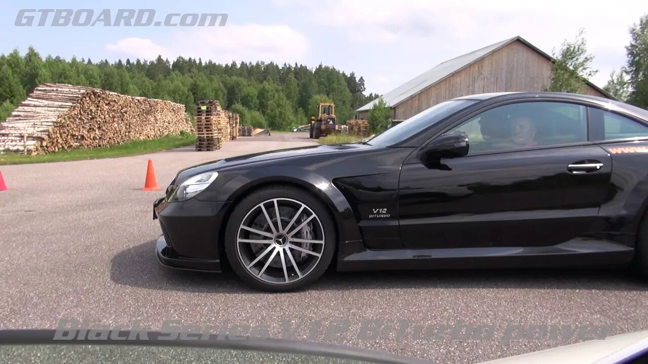 😎 Black Series V12 BiTurbo POWER Mercedes SL65 AMG Black Series pulverizes the competition 😎