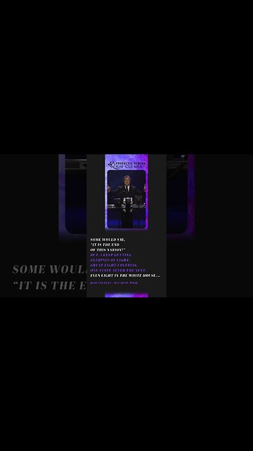Kim Clement Prophecy - “Light in The White House.”
