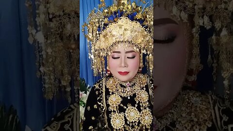 Pakaian Pengantin Adat Palembang Sumatera Selatan #shorts #shots #shortvideo