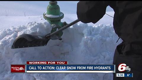 Call to action: Clear snow from fire hydrants