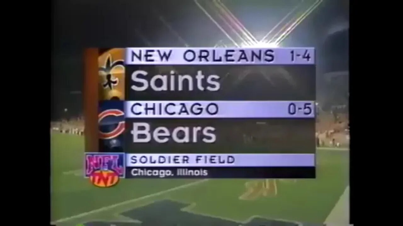 1997-10-05 New Orleans Saints vs Chicago Bears