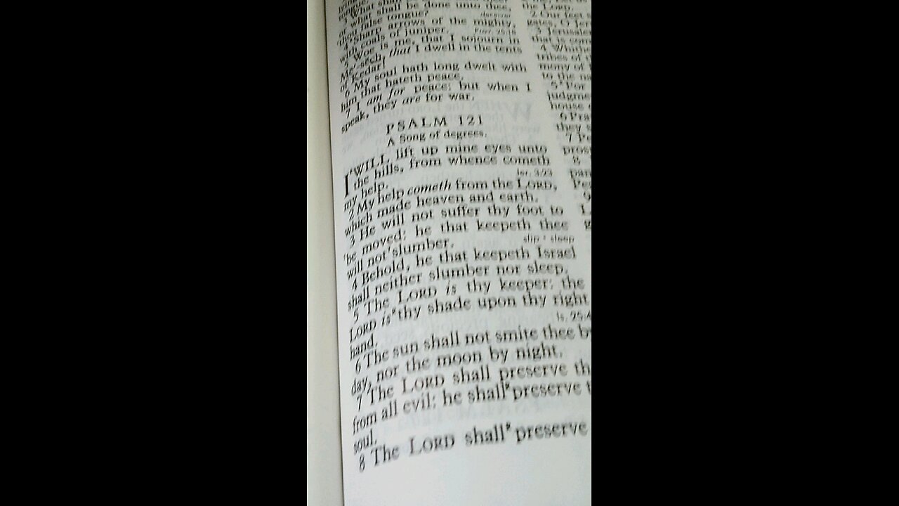 Psalm 121 - God will Protect You