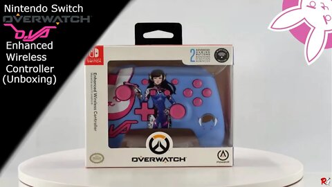 Nintendo Switch Overwatch D.Va Enhanced Wireless Controller (Unboxing)