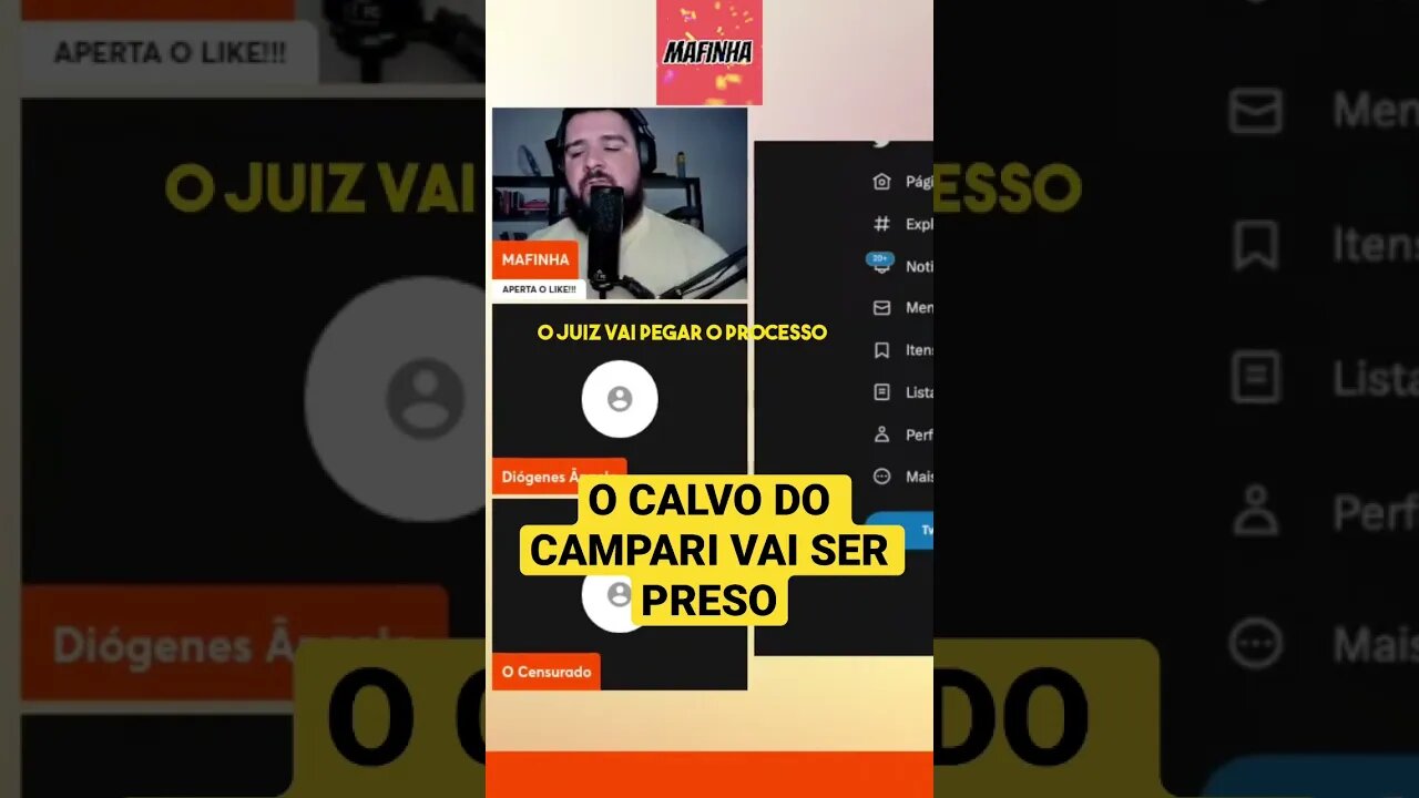 O CALVO DA CAMPARI VAI ACABAR PRESO