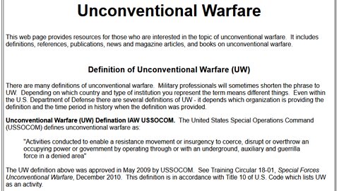 Special Forces-Unconventional Warfare-National Guard Active in 17 States "The Calm Before The Storm"