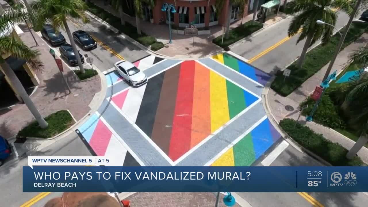 Will taxpayers have to pay to repaint vandalized LGBTQ crosswalk?