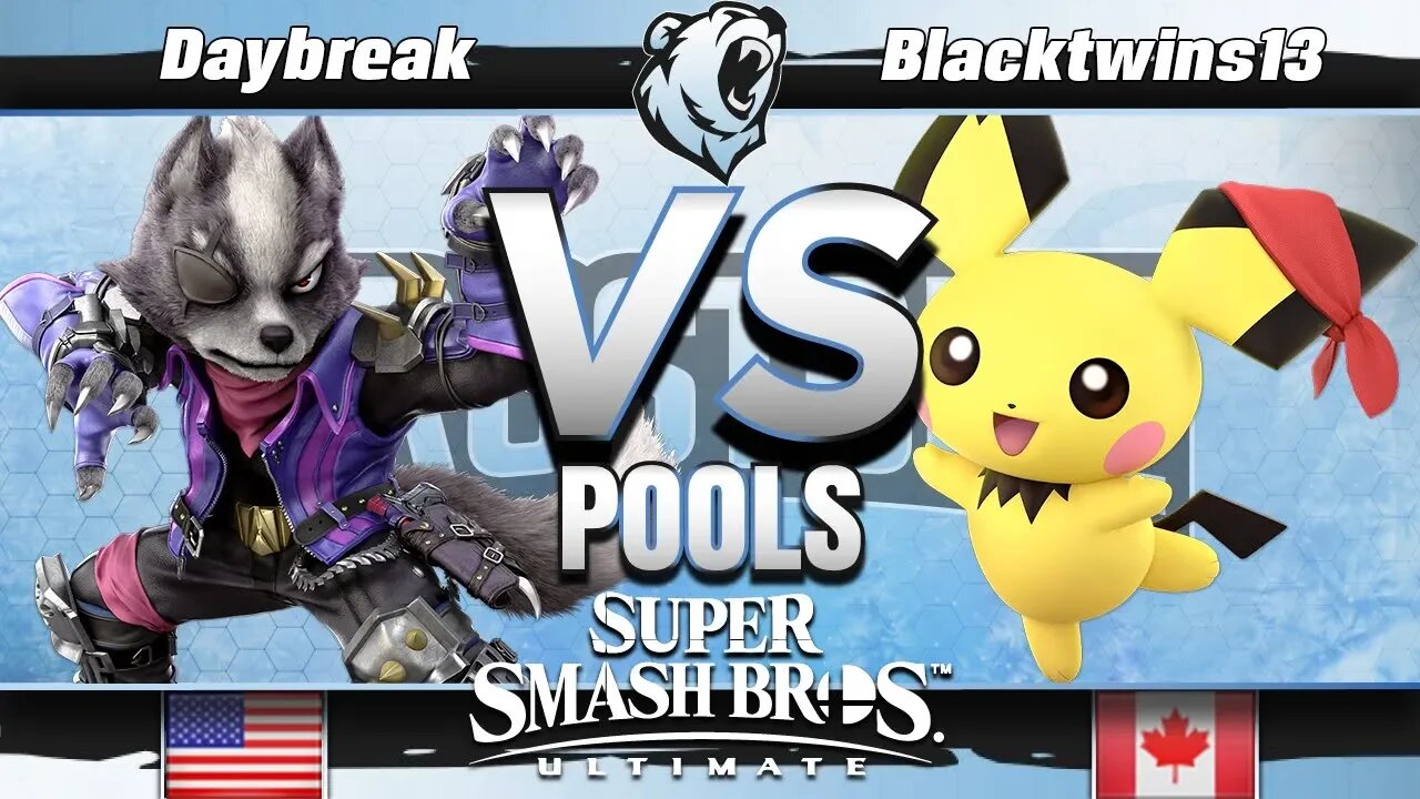 Daybreak (Wolf) vs. EMG | Blacktwins13 (Pichu) - Ultimate Phase 2 Pools - Frostbite 2019