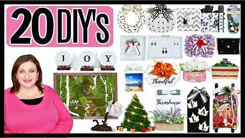 BEST 20 DIY'S OF 2020 COUNTDOWN HIGH END FARMHOUSE DECOR DIY DOLLAR TREE DIYS TRASH TO TREASURE DIY