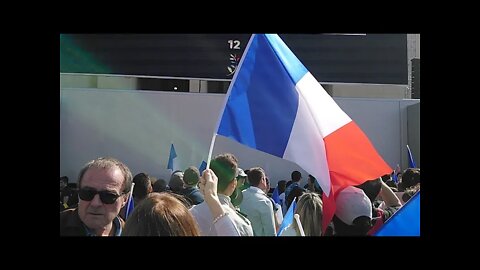 Meeting E ZEMPOUR AU TROCADERO