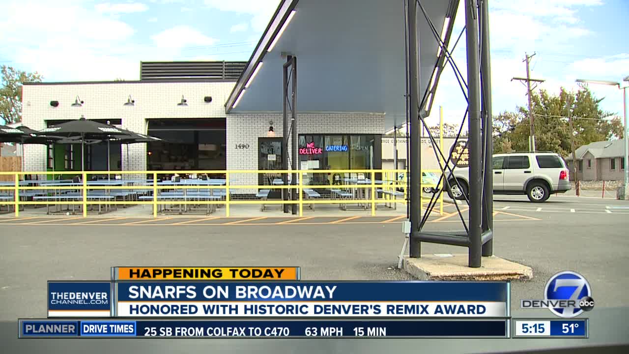 Snarfs on Broadway honored by Historic Denver