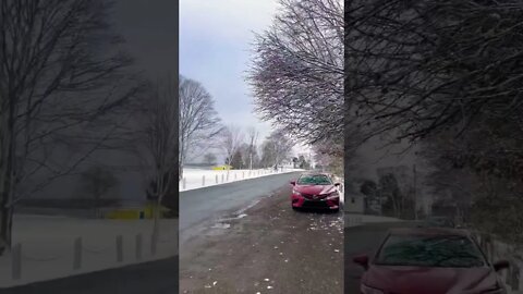 First Snowfall in Eastern Canada