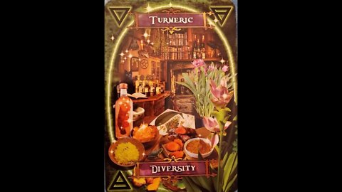 #46 Witches' Kitchen Oracle Cards Turmeric