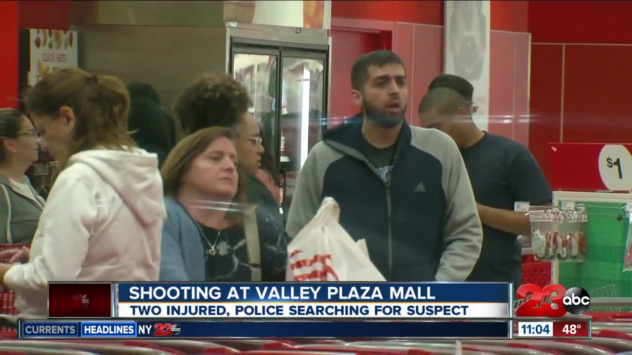 Two shot in Valley Plaza Mall shooting in Bakersfield Monday evening