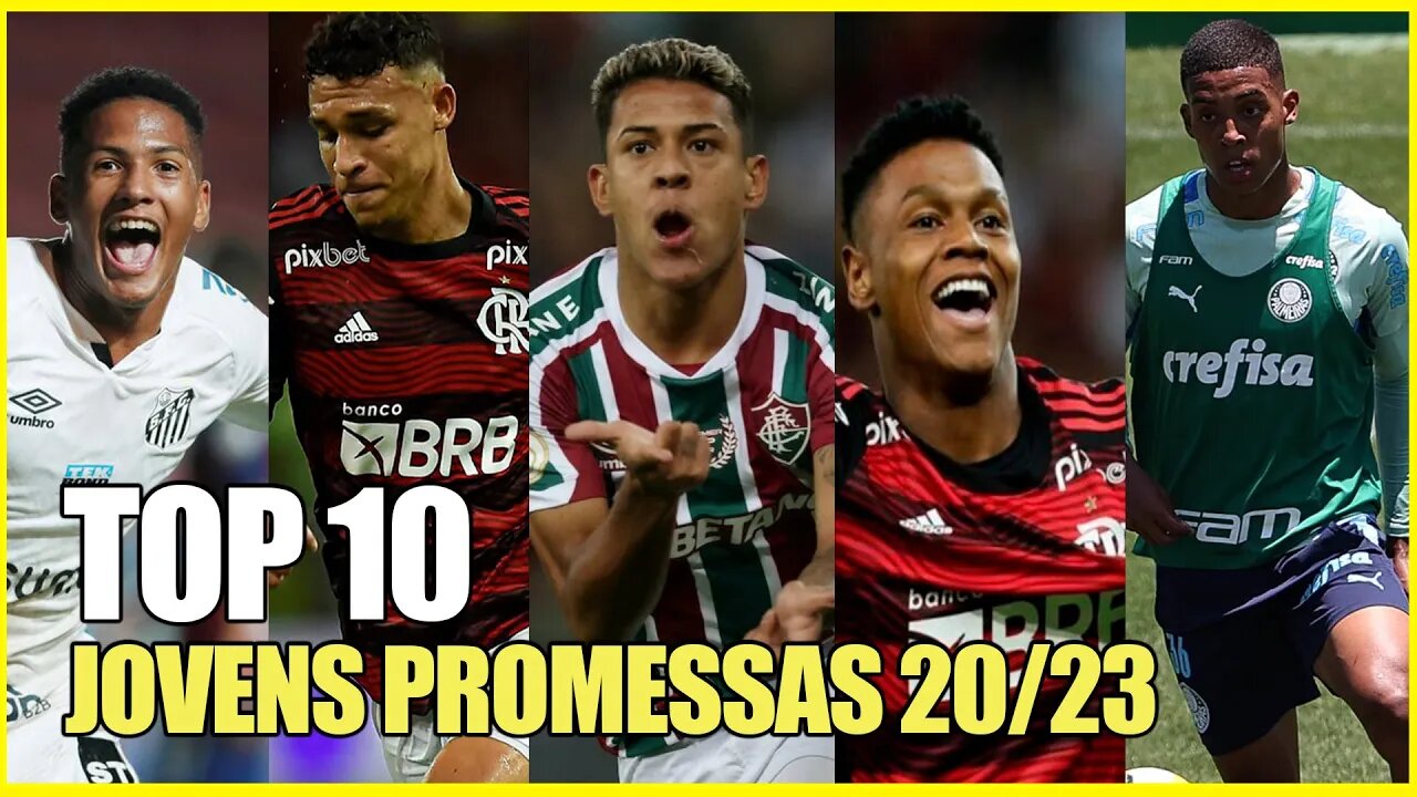 Top 10 Jovens Promessas do futebol Brasileiro 22/23 Prt 1