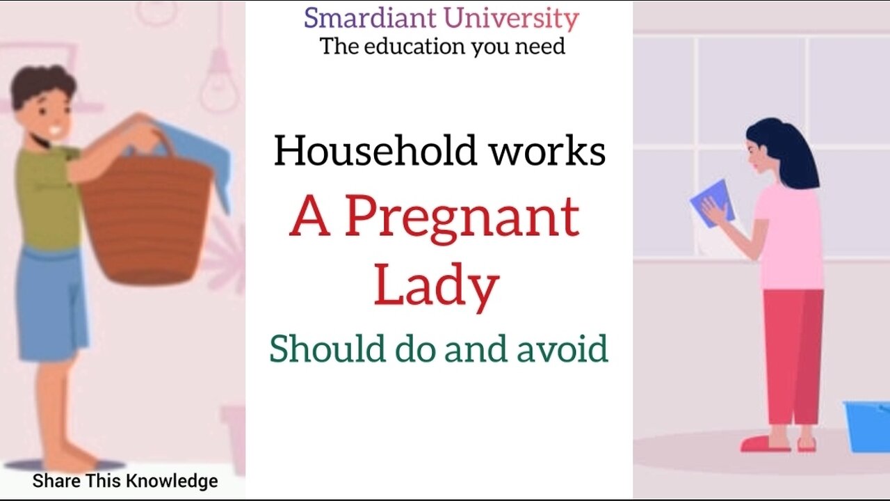 Be cautious! Household works you should do and avoid during pregnancy