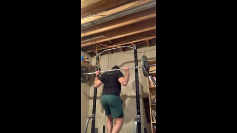 5rm behind head press 150 fail drop to 140