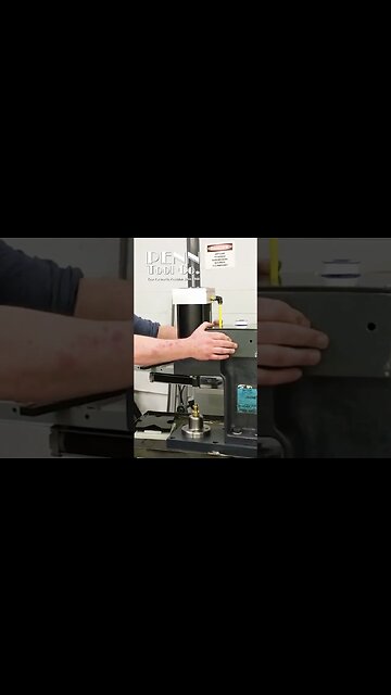 Test press on an air operated bench press