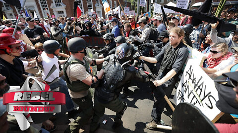 'Nazis go away': YMCA counter-protesters take aim at those opposing ban of 80-year-old grandmother