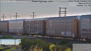 NS Leading SB Intermodal at Greeley, CO on August 28, 2022 #steelhighway