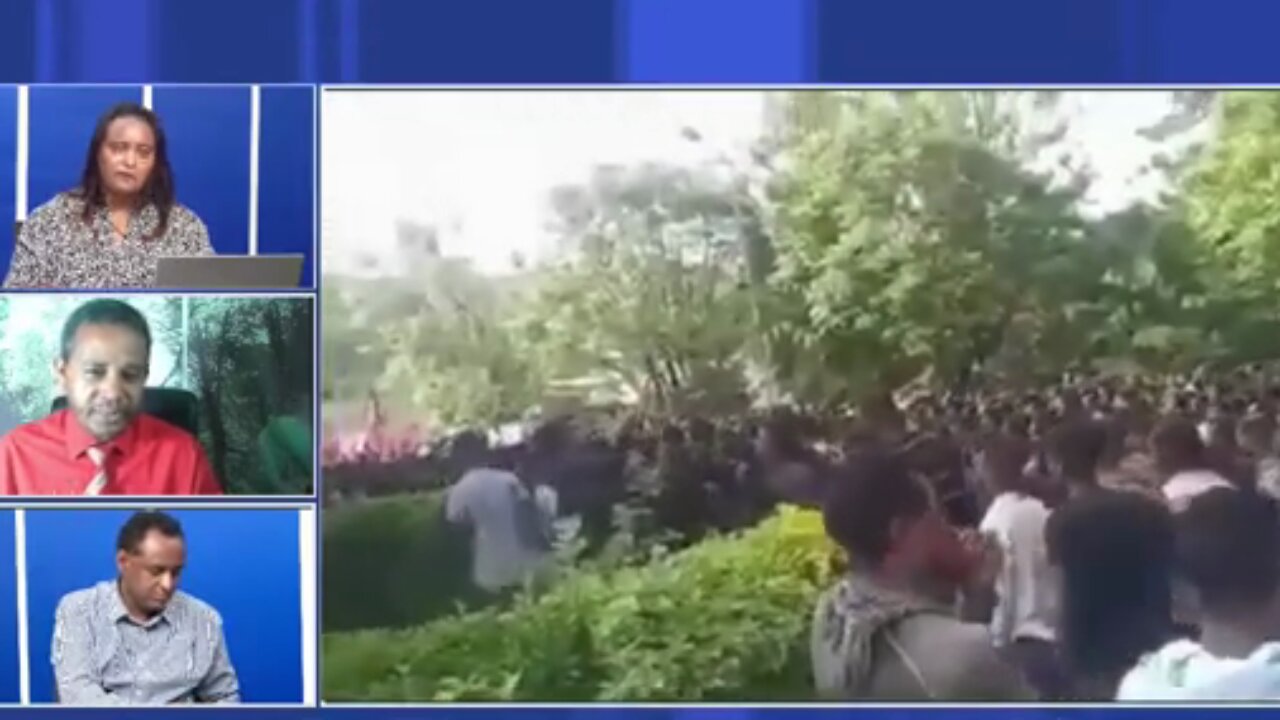 የጎንደር ዩኒቨርሲቲ ተማሪዎች በተቃውሞ ሰልፉ ላይ ምን አስተላለፉ? - ኤርሚያስ ለገሰ