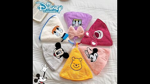 Disney Mickey Minnie Mouse Towel Hand Wipe Soft Children Towels