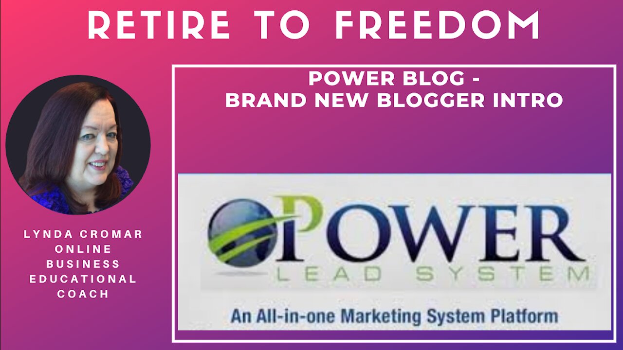 Power Blog - Brand New Blogger Intro