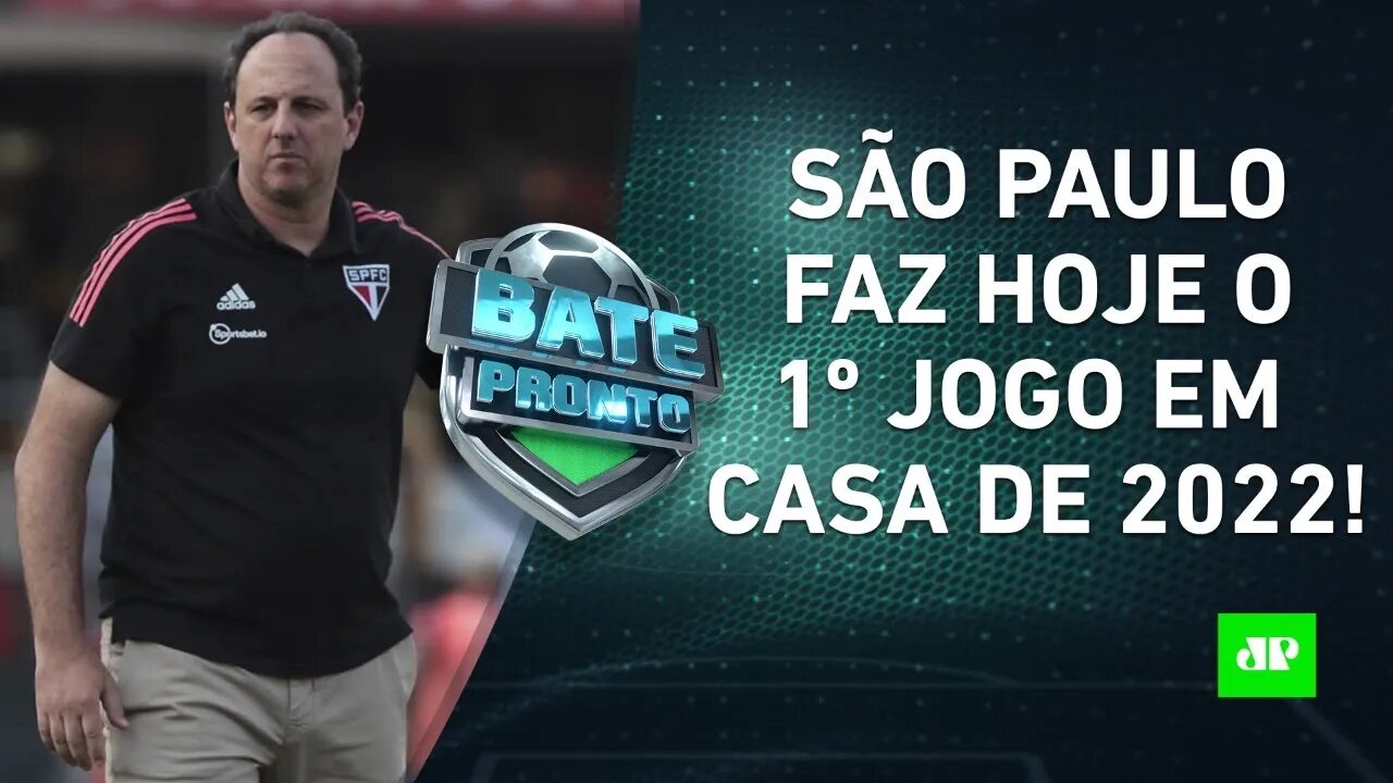 O São Paulo VENCERÁ o 1º JOGO EM CASA do ANO? | BATE-PRONTO – 30/01/22