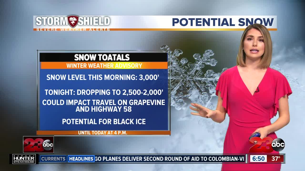 Cold storm bringing more valley rain and heavy mountain snow