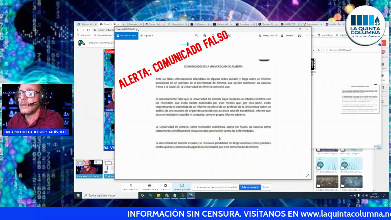 La Quinta Columna: CUIDADO CON EL COMUNICADO FALSO QUE DA VUELTAS EN REDES SOCIALES