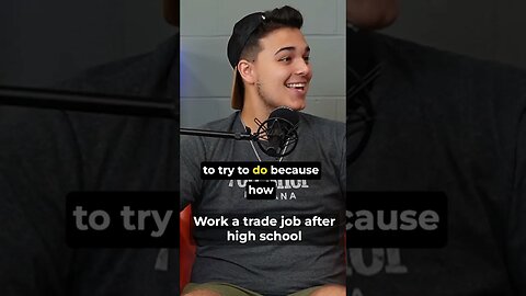 Work A Trade Job After High School