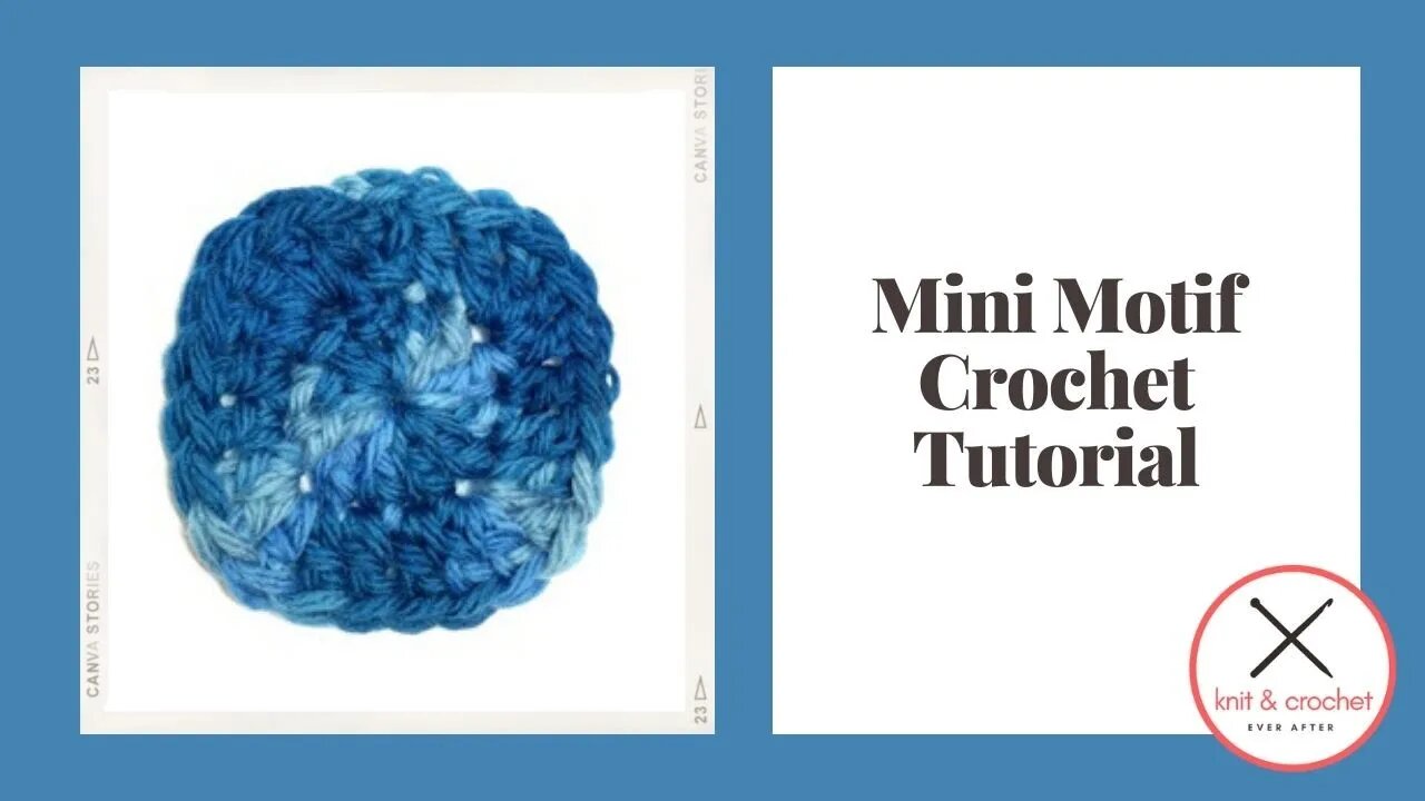 Left Hand Motif of the Month September 2013: Mini Motif Crochet Tutorial