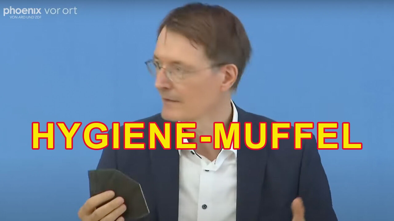 Lauterbachs entlarvt sich als Masken-Fink: Vor laufender Kamera Verstoß gegen eigene Hygiene-Regeln