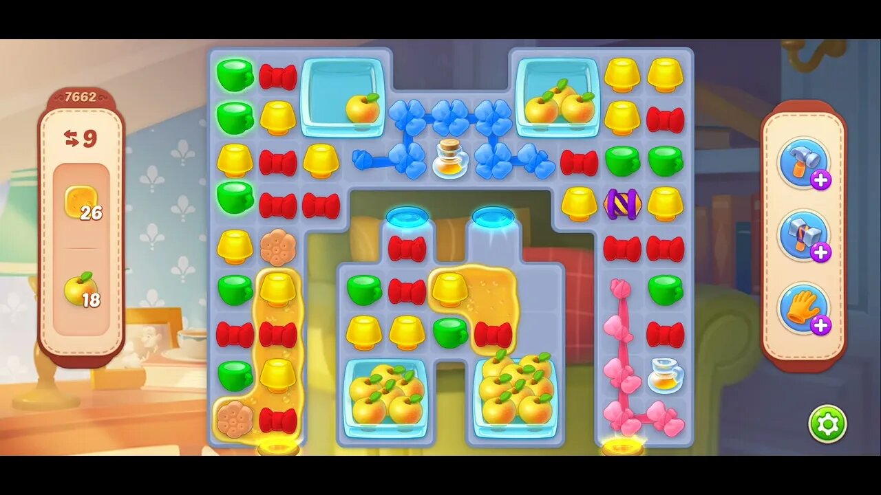 Playrix Homescapes Gameplay Walkthrough Level 7662